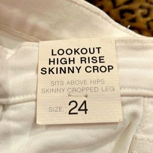 Lookout high rise skinny crop Jean NWT SIZE 24